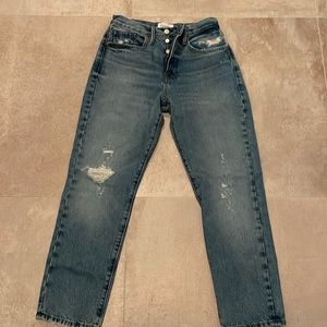 Frame high rise jeans